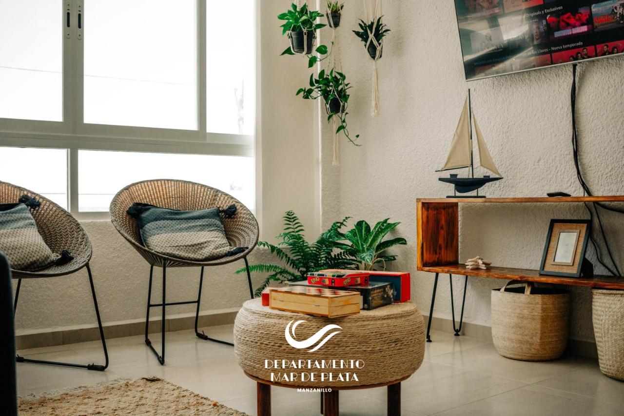 Hermoso Departamento Nuevo A 50 Metros De Playa!! Манзанило Екстериор снимка