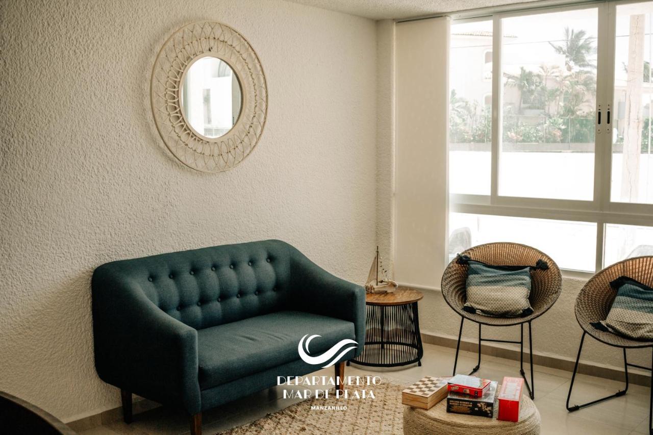 Hermoso Departamento Nuevo A 50 Metros De Playa!! Манзанило Екстериор снимка