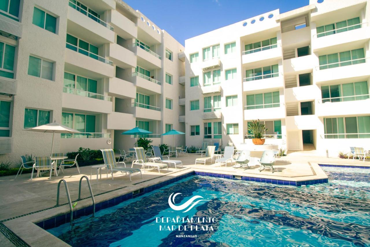 Hermoso Departamento Nuevo A 50 Metros De Playa!! Манзанило Екстериор снимка